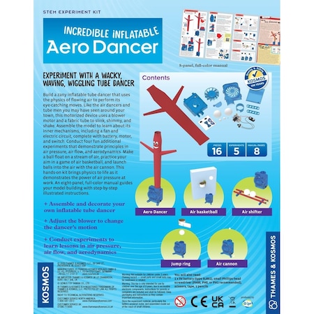 Fun & Educational Activity Kits Incredible Inflatable Aero Dancer 550035